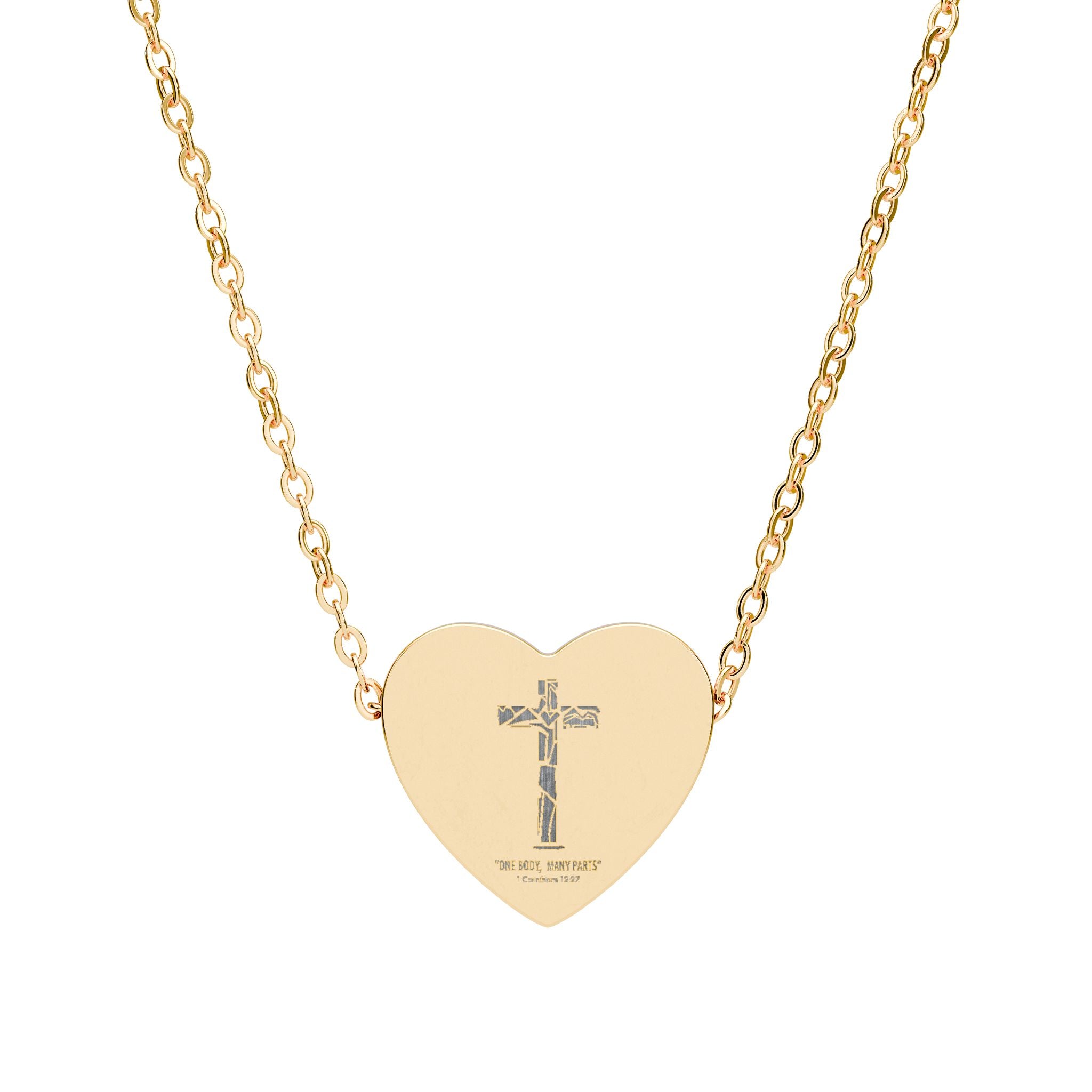 Heart Necklace (Engraving)