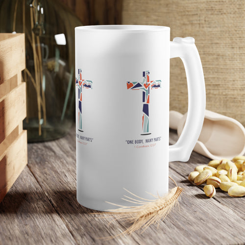 Frosted Glass Beer Mug