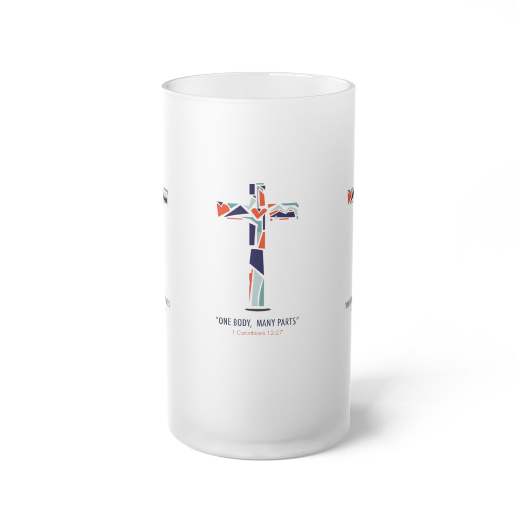Frosted Glass Beer Mug