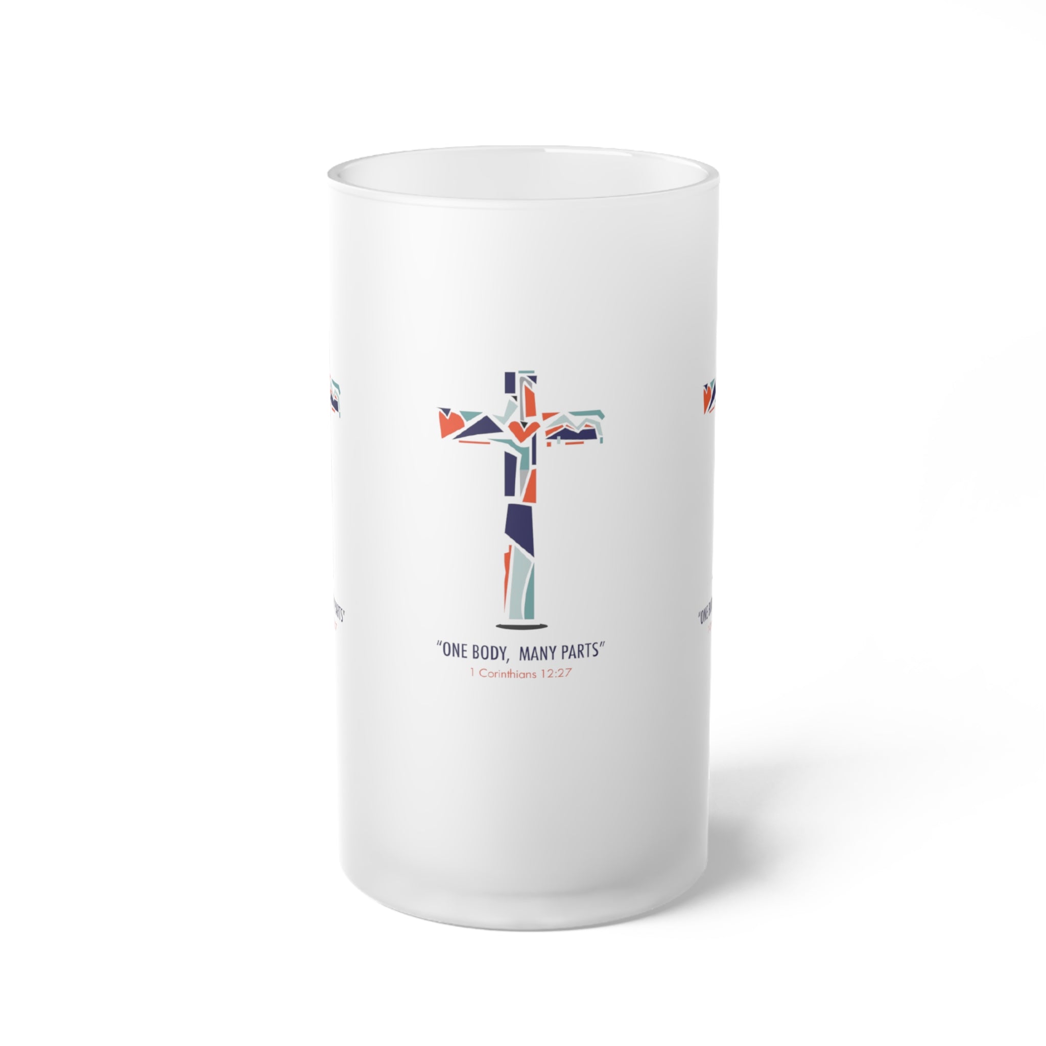 Frosted Glass Beer Mug